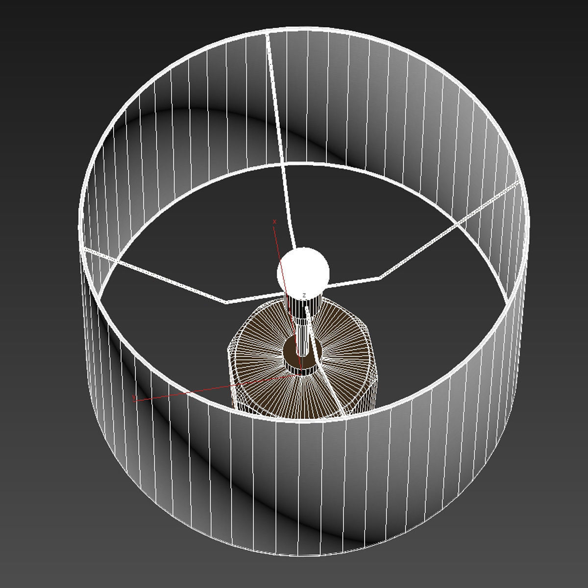 Alexander Lamont otto table lamp louro preto wood  3D model_6