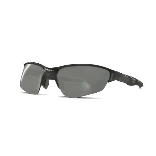 Oakley Half Jacket 2 Black Iridium OO9144 Sport glasses  Low-poly 3D model