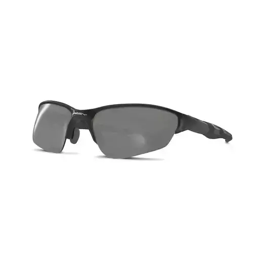Oakley Half Jacket 2 Black Iridium OO9144 Sport glasses Low-poly 3D model Oakley Half Jacket 2 Black Iridium OO9144 Sport glasses Low-poly 3D model