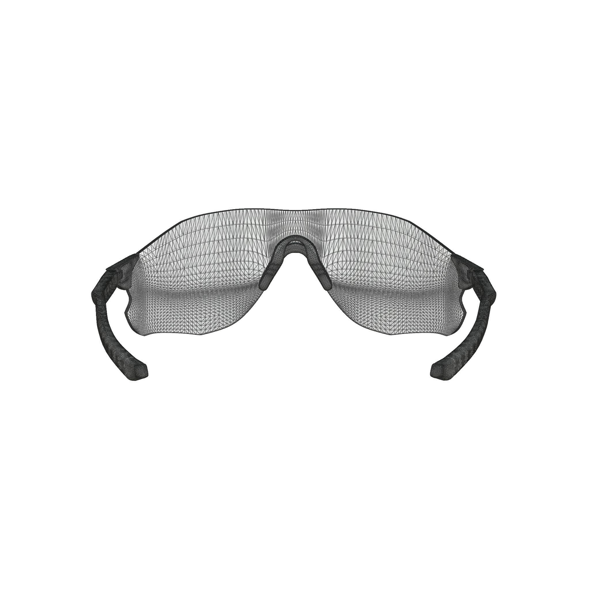 Oakley EVZero Path Clear to Black Photochromic Sport glasses Low-poly 3D model_5