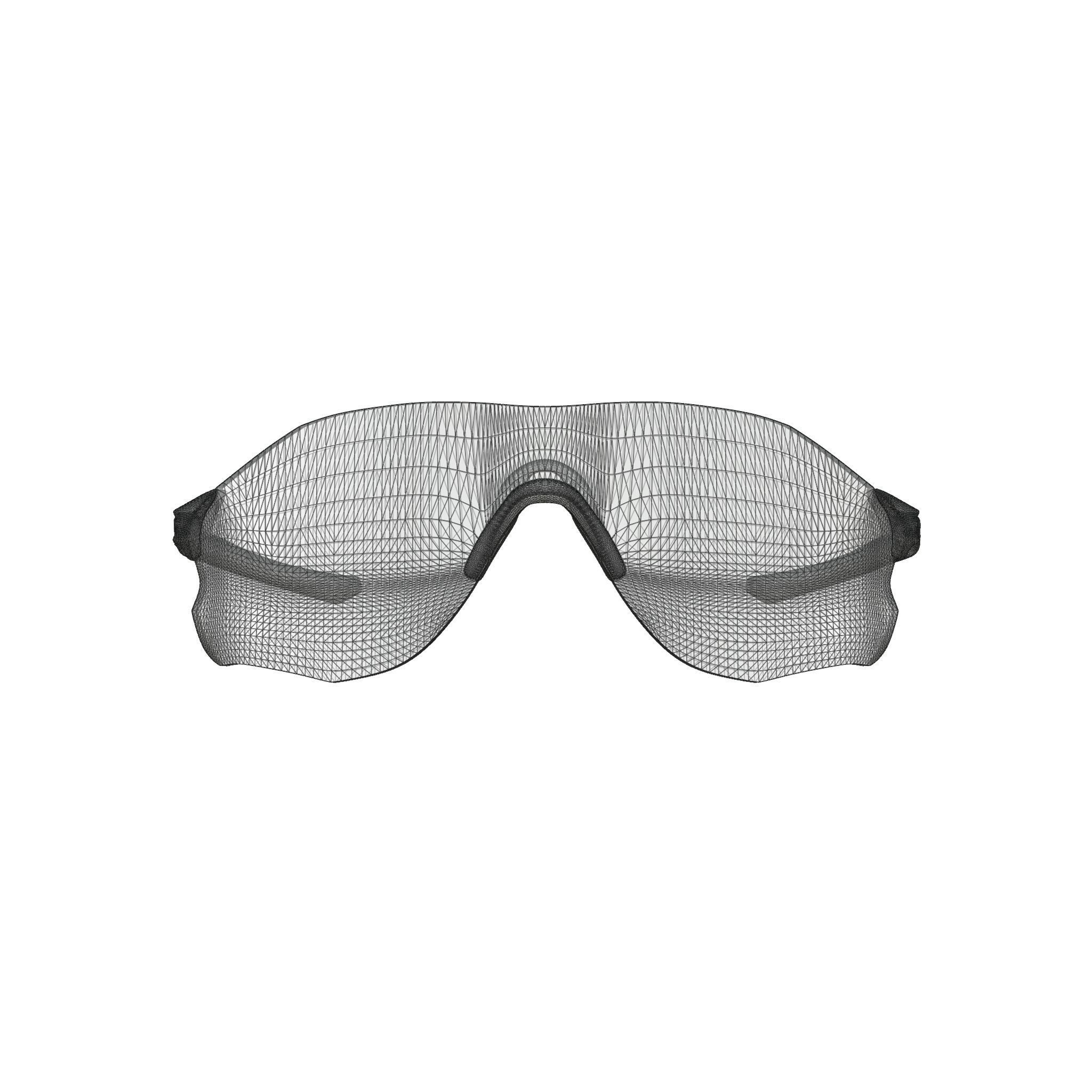 Oakley EVZero Path Clear to Black Photochromic Sport glasses Low-poly 3D model_6