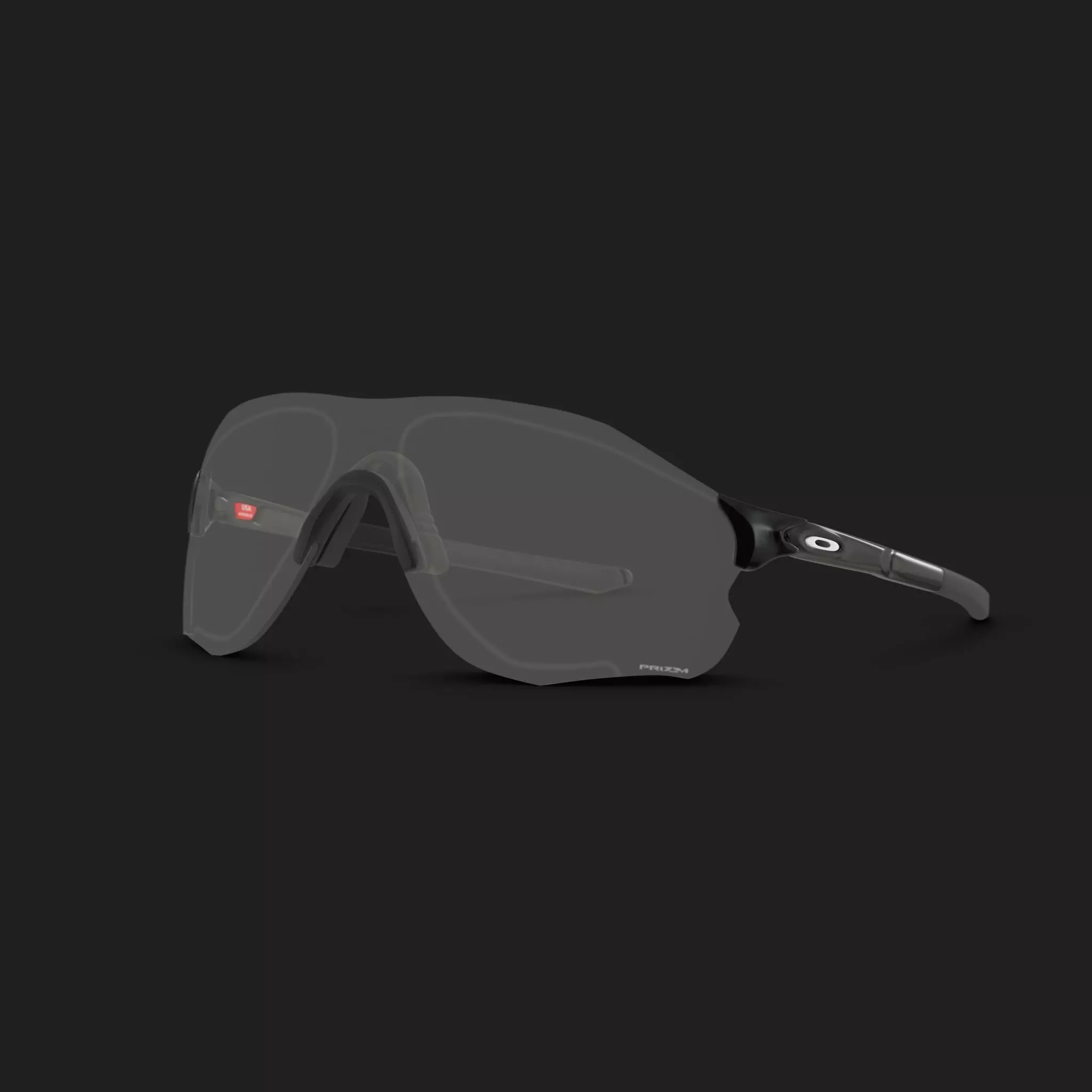Oakley EVZero Path Clear to Black Photochromic Sport glasses Low-poly 3D model_0
