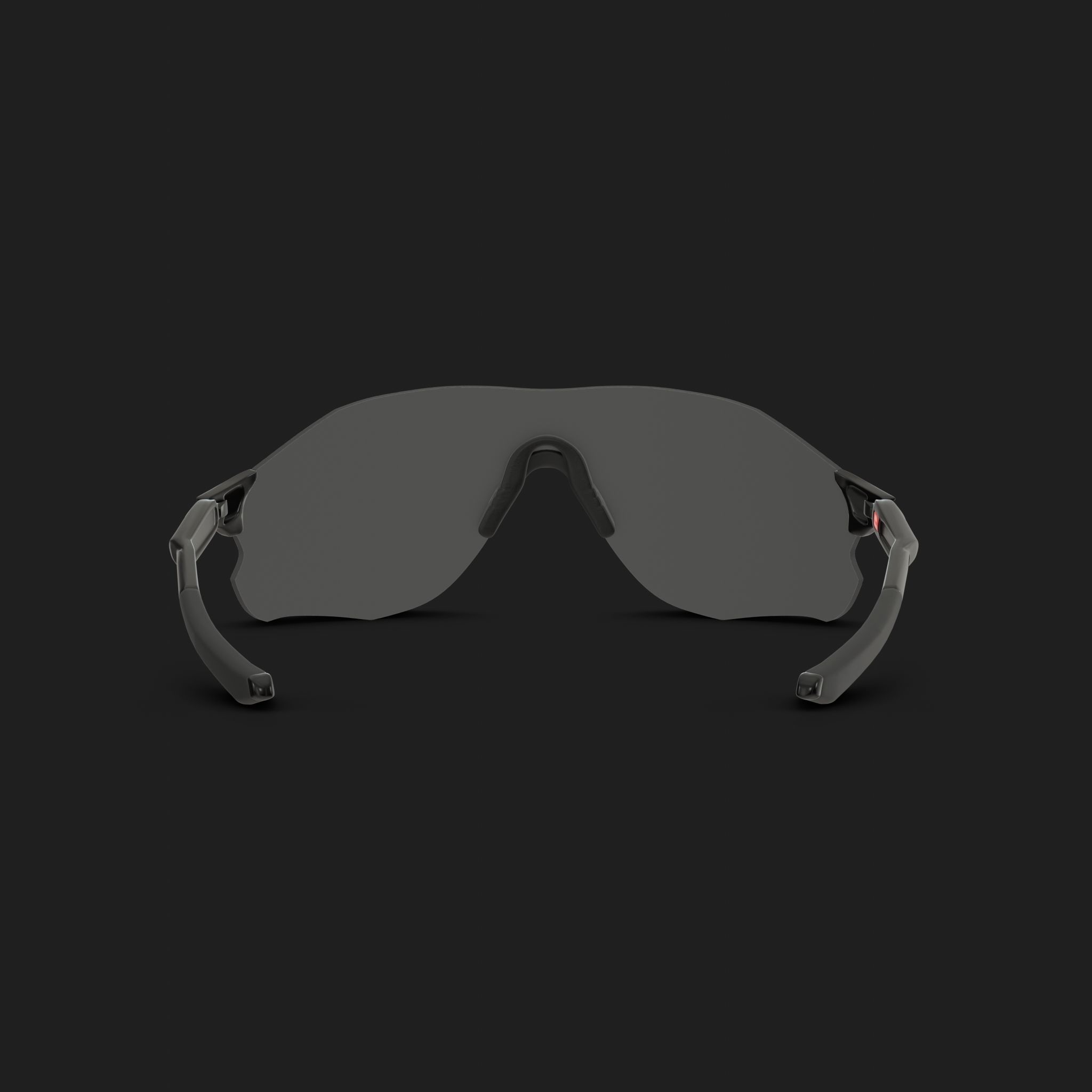 Oakley EVZero Path Clear to Black Photochromic Sport glasses Low-poly 3D model_1
