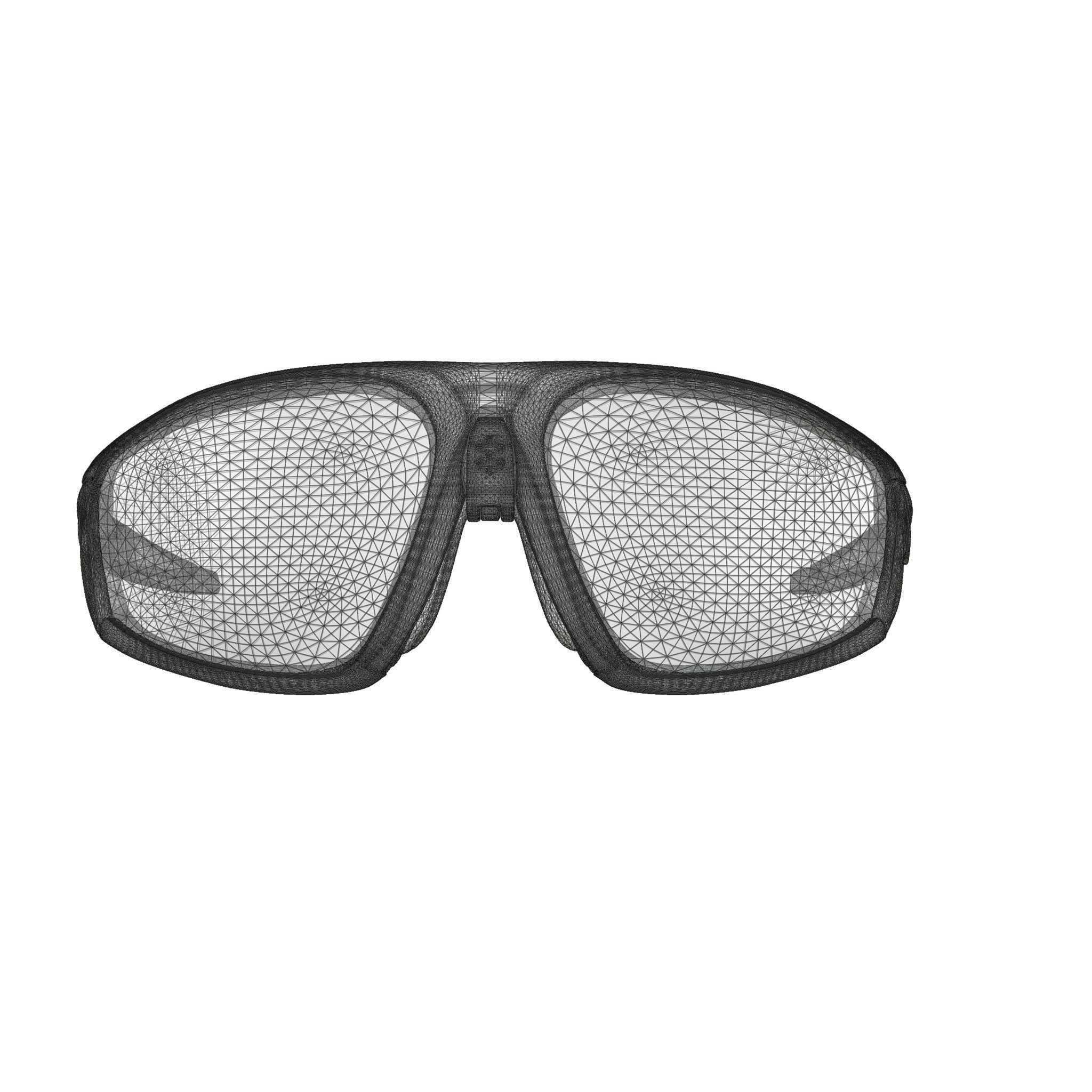 Oakley Field Jacket Prizm Road Black OO9402 Sport glasses  Low-poly 3D model_7