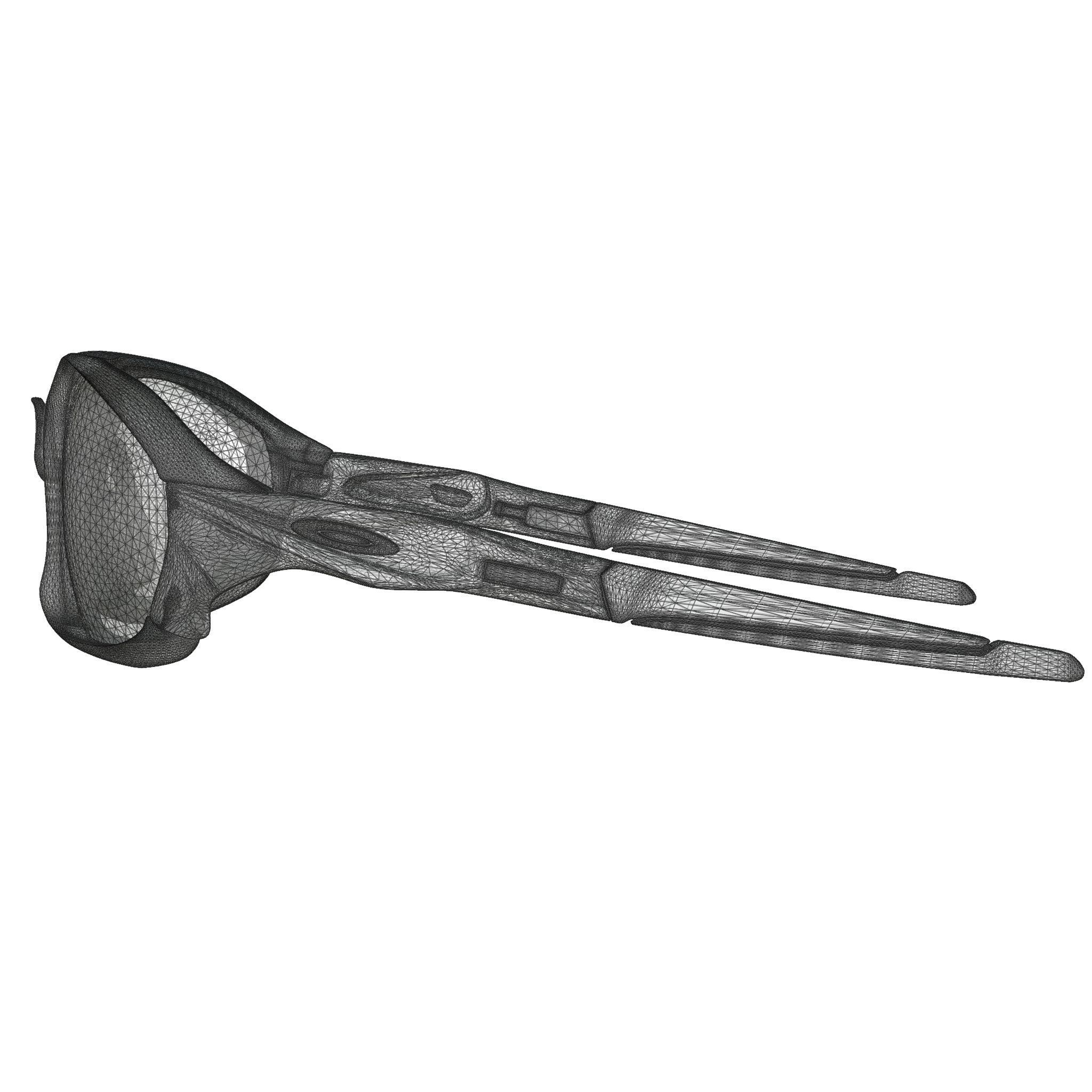 Oakley Field Jacket Prizm Road Black OO9402 Sport glasses  Low-poly 3D model_8