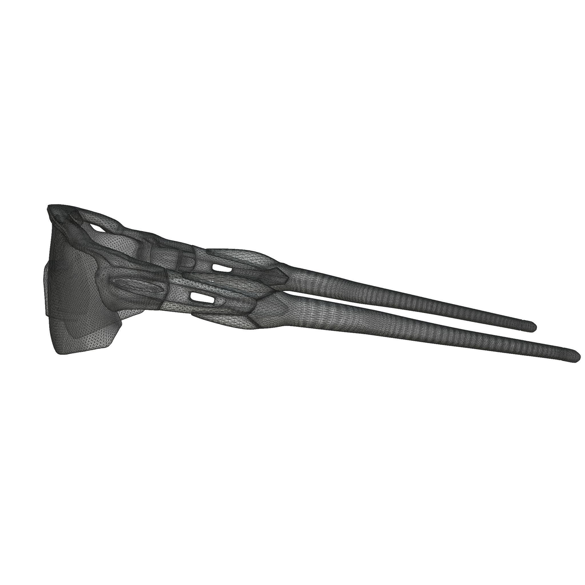 Oakley Radar EV Pitch Prizm Dark Golf OO9211 1838 Sport glasses  Low-poly 3D model_7