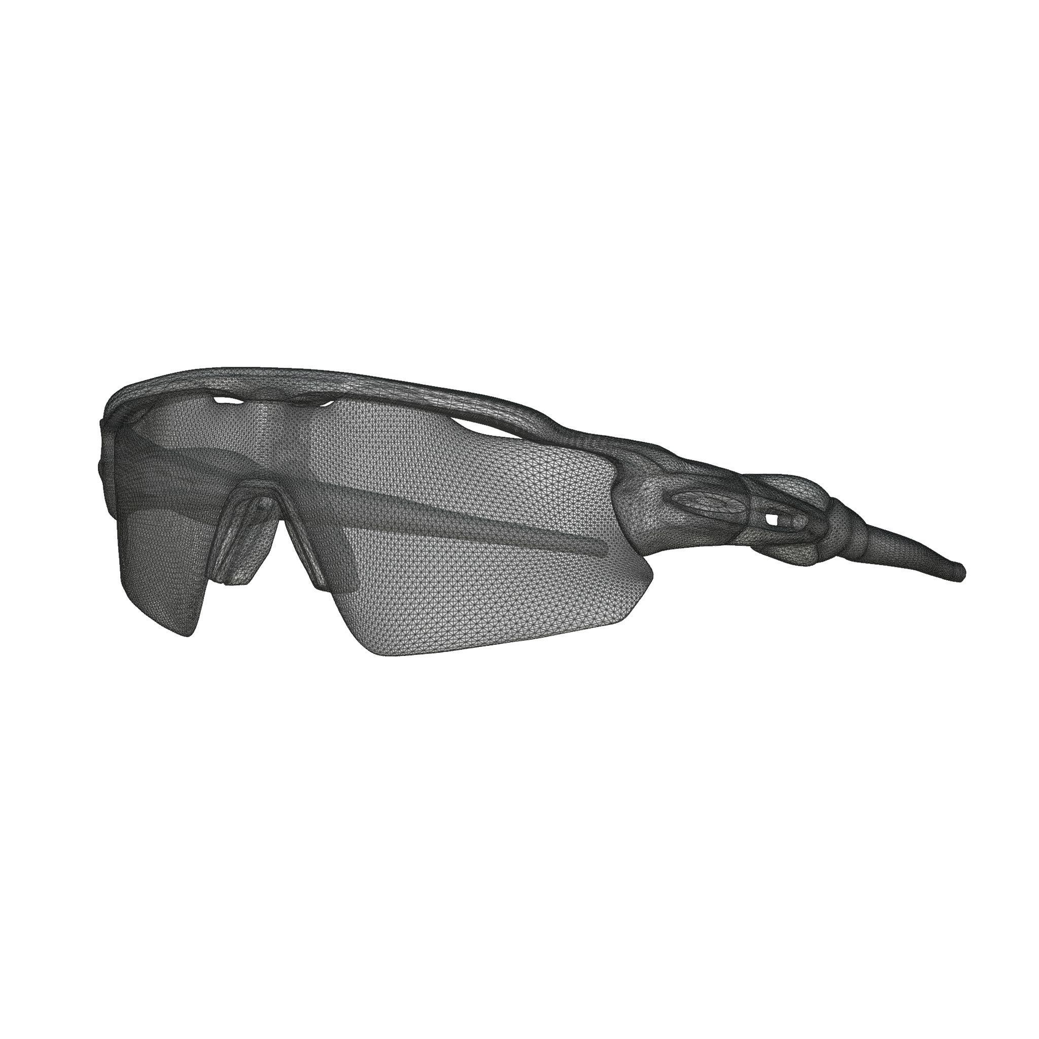 Oakley Radar EV Pitch Prizm Dark Golf OO9211 1838 Sport glasses  Low-poly 3D model_4