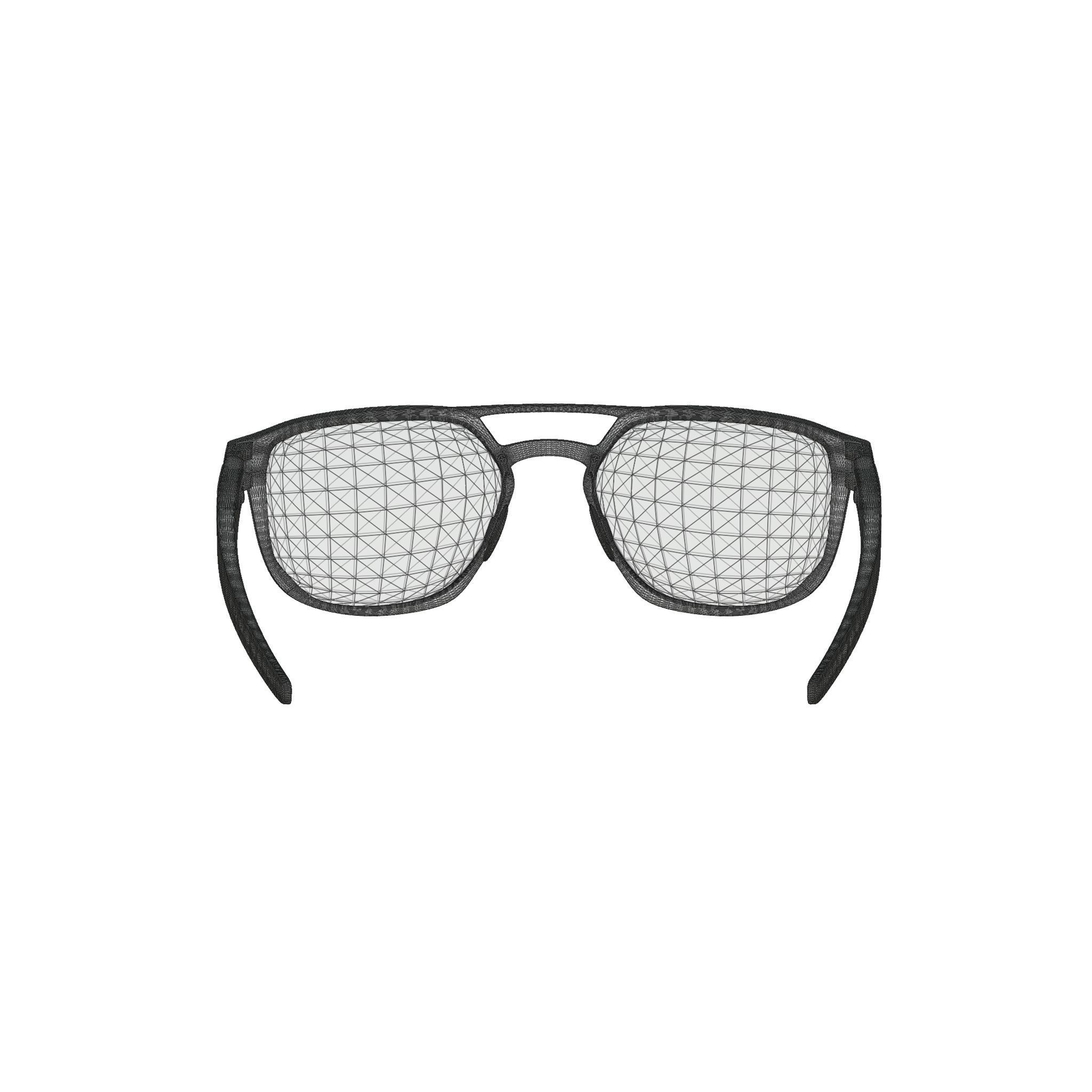 Oakley Latch Alpha Prizm Black Polarized OO4128 Sport glasses Low-poly 3D model_6