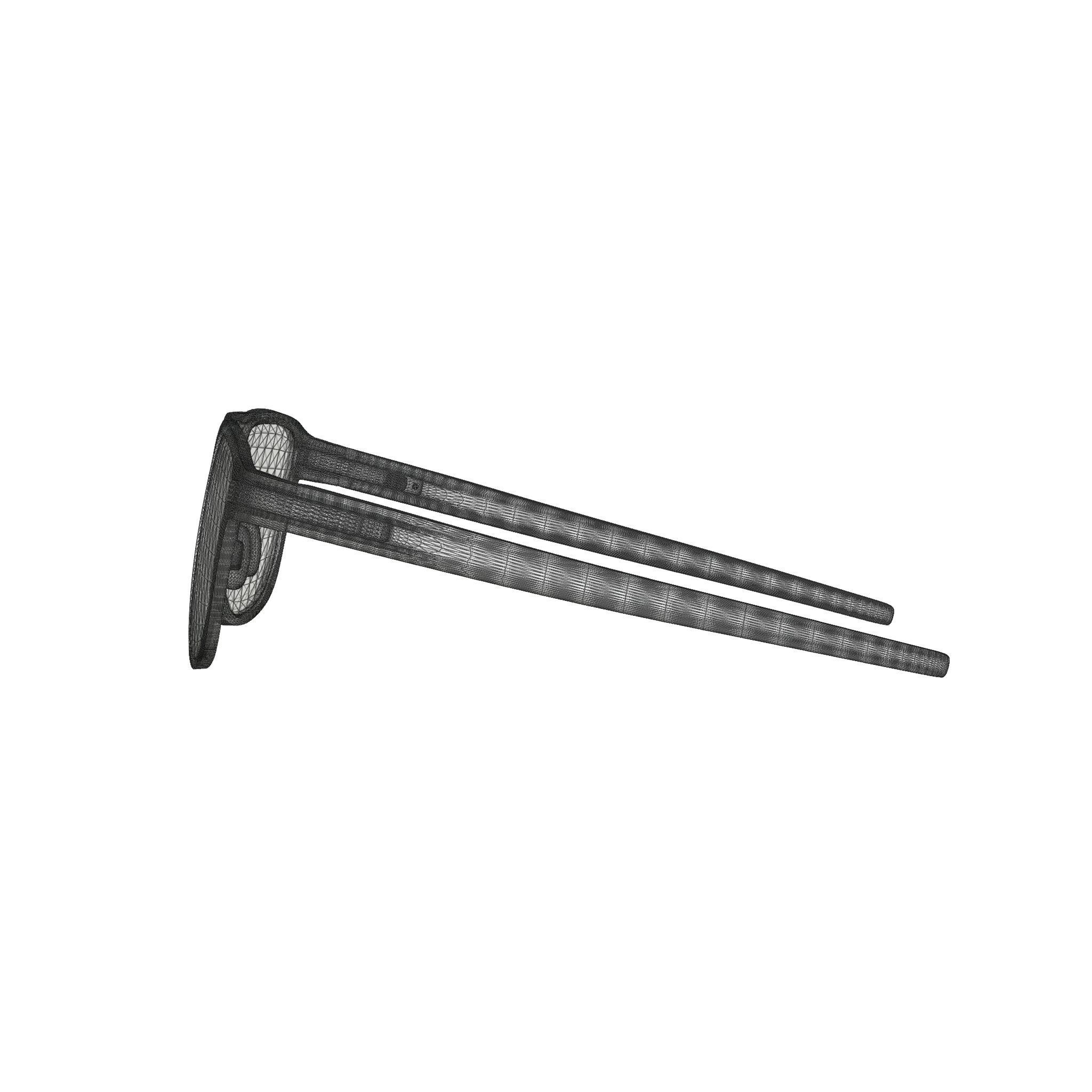 Oakley Latch Alpha Prizm Black Polarized OO4128 Sport glasses Low-poly 3D model_8