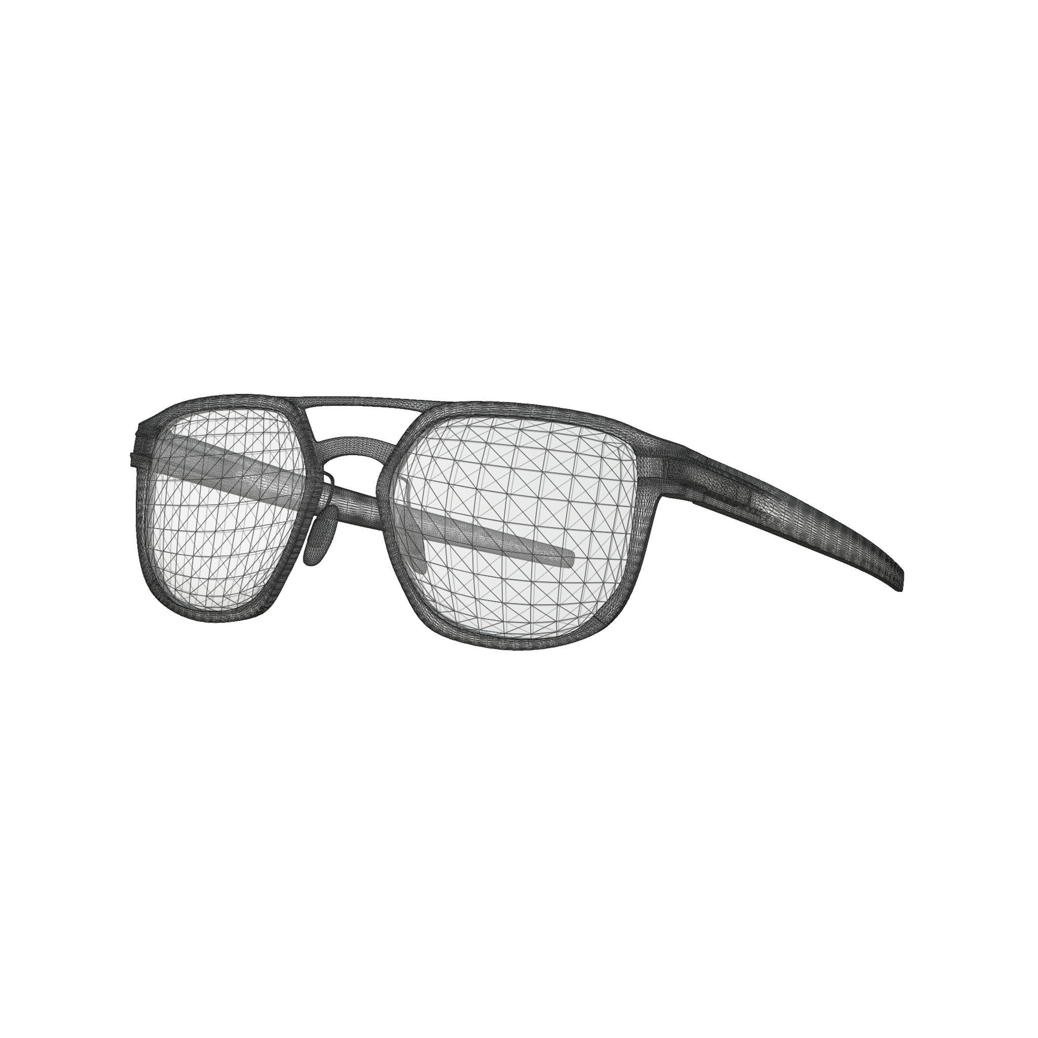 Oakley Latch Alpha Prizm Sapphire Polarized Sport glasses  Low-poly 3D model_5