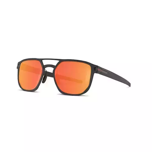 Oakley Latch Alpha - Prizm Ruby Polarized Sport glasses Low-poly 3D model
