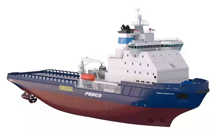 Icebreaker Fesco Sakhalin 3D model