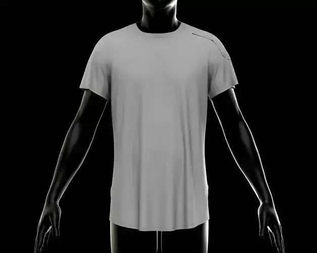 Oversized T-shirt 3D model