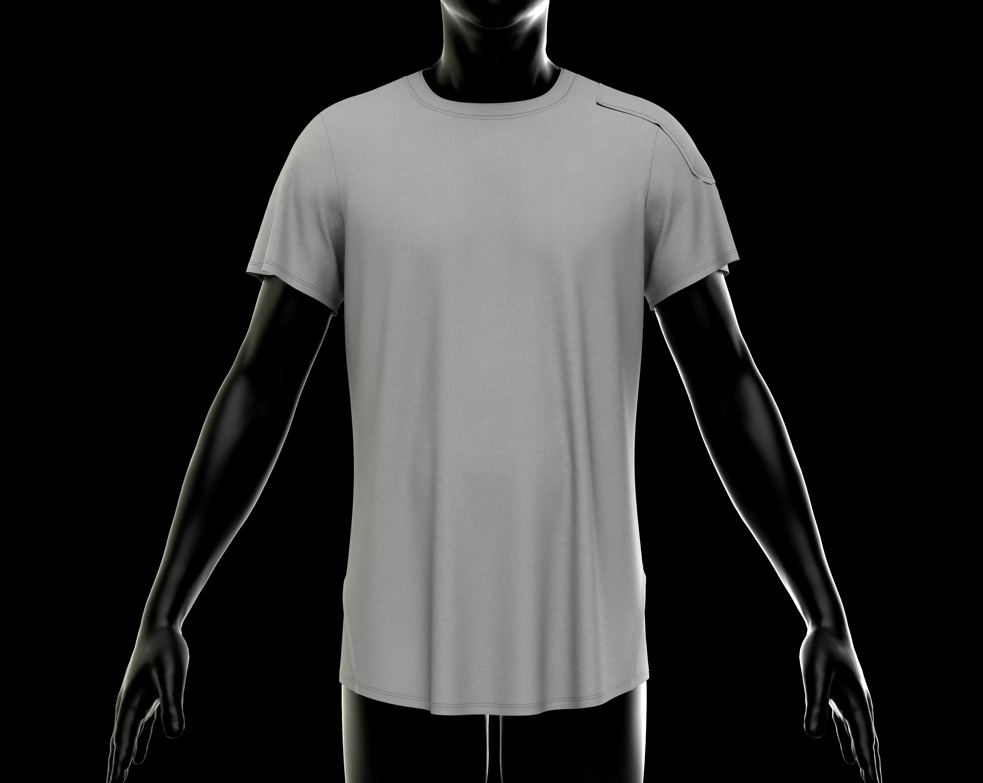 Oversized T-shirt 3D model