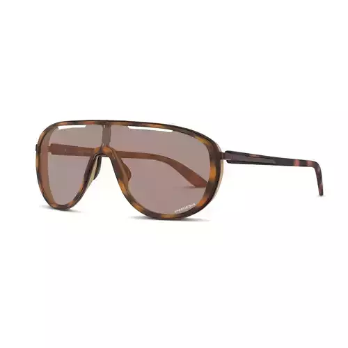 Oakley Outpace Prizm Tungsten OO4133 Sport glasses  Low-poly 3D model