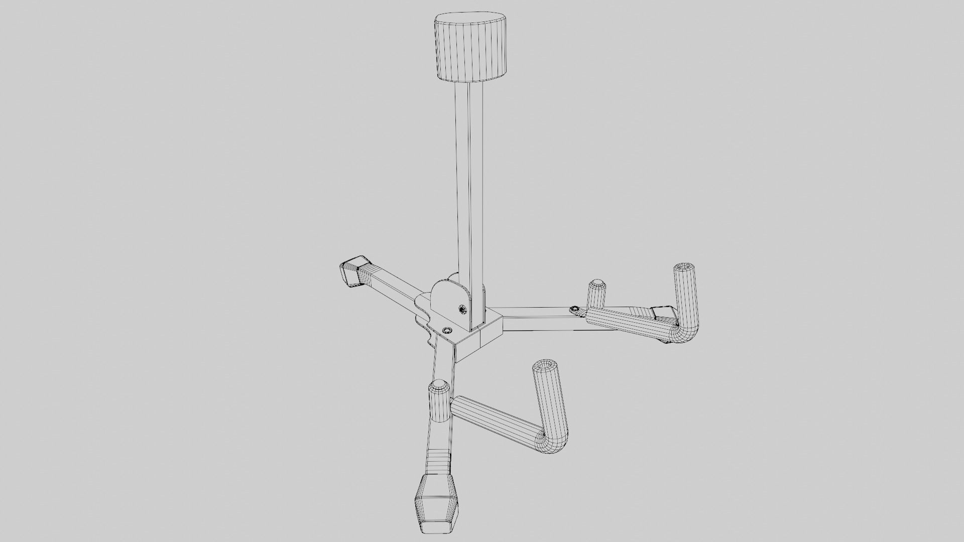 Guitar Stand 3D model_8