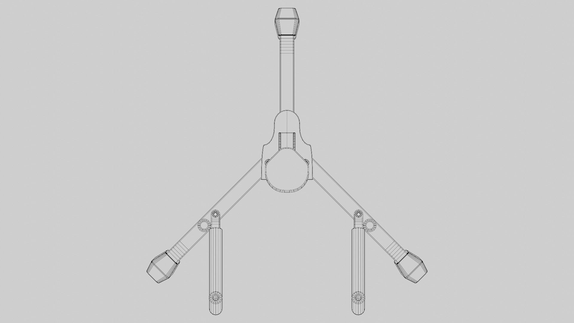 Guitar Stand 3D model_7