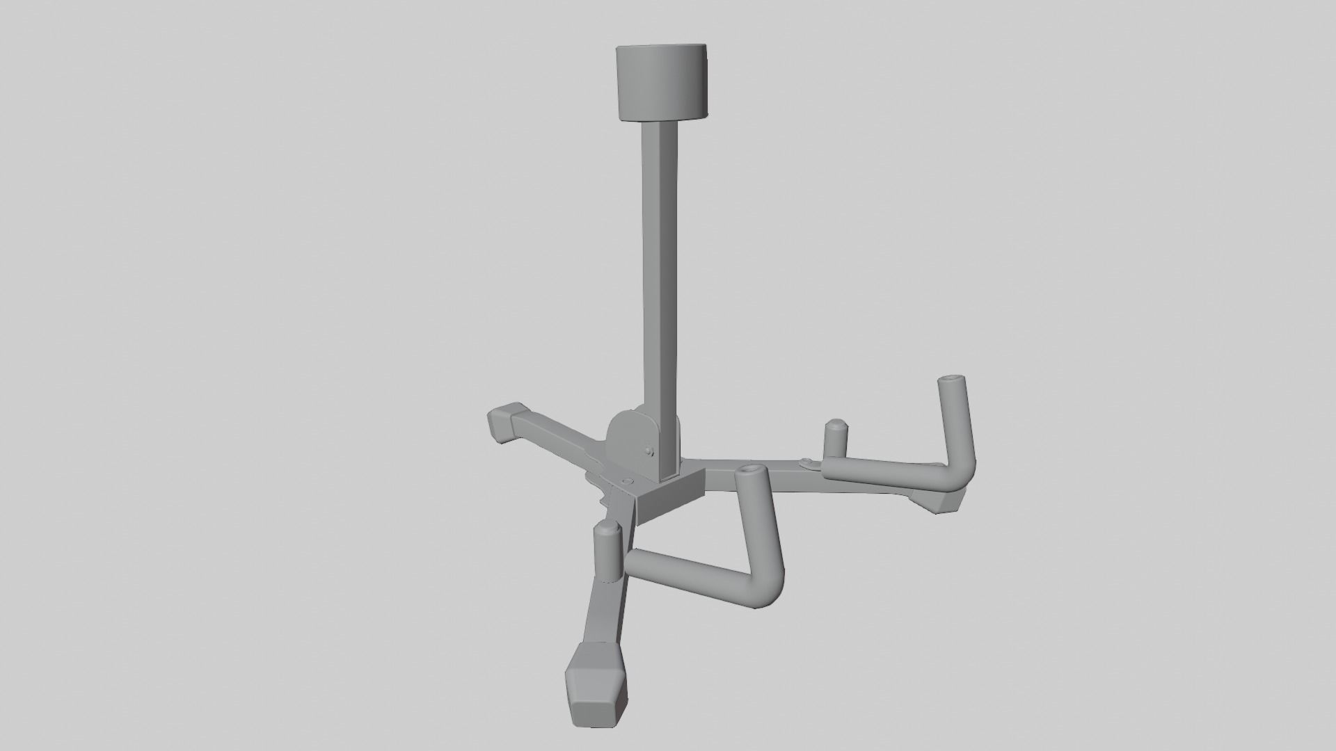 Guitar Stand 3D model_1