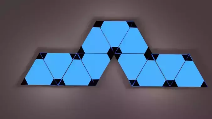 triangle light  light  room light  wall light  3D model