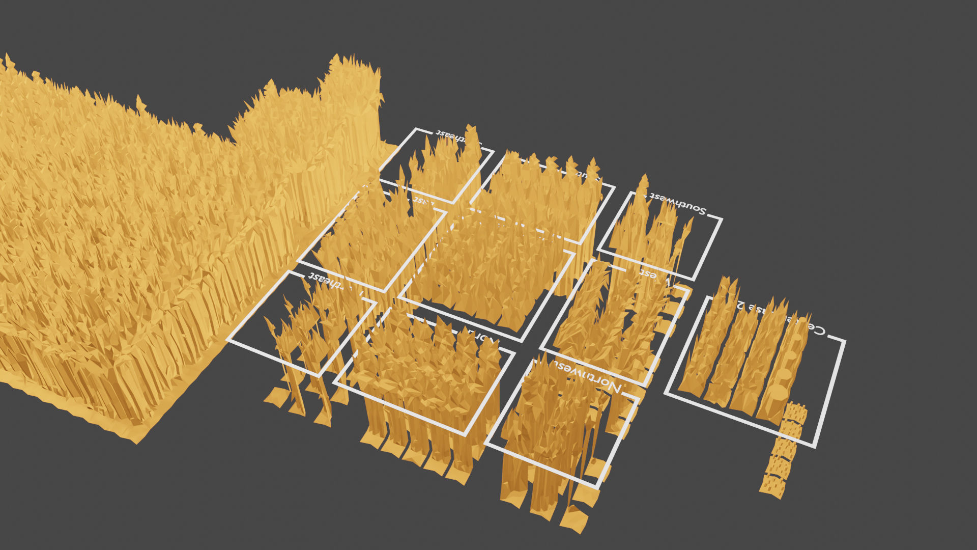 Wheat  Field 3D print model_7