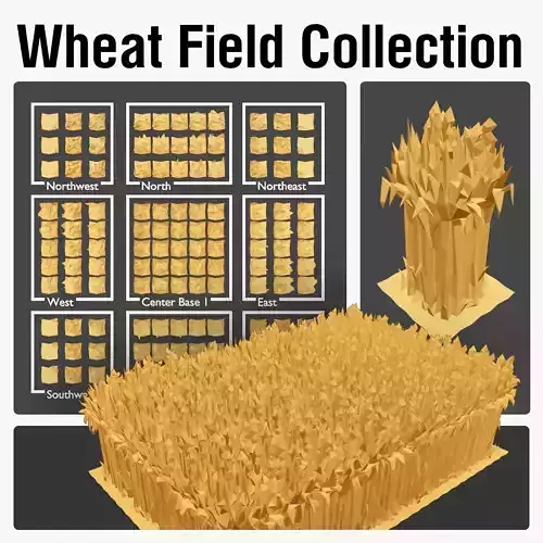 Wheat  Field 3D print model