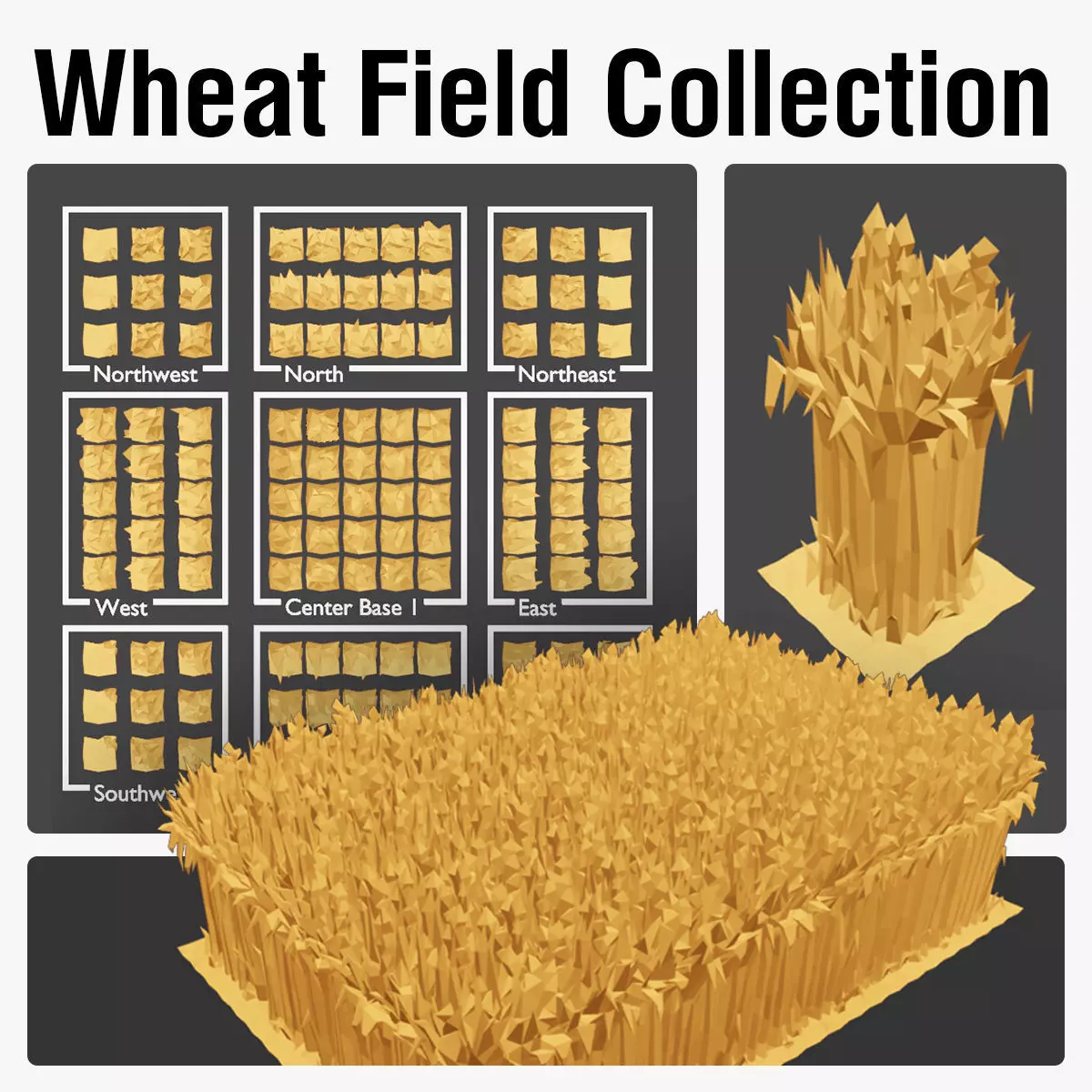 Wheat  Field 3D print model_0