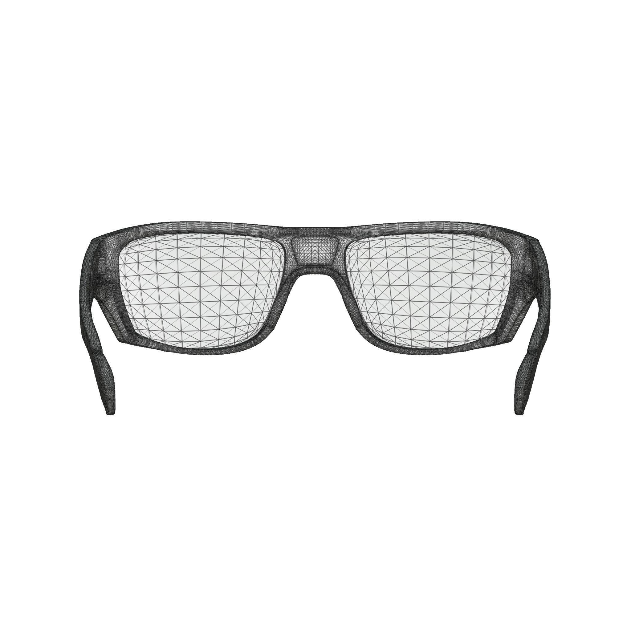Oakley Split Shot Prizm Snow Collection Sport glasses Low-poly 3D model_6