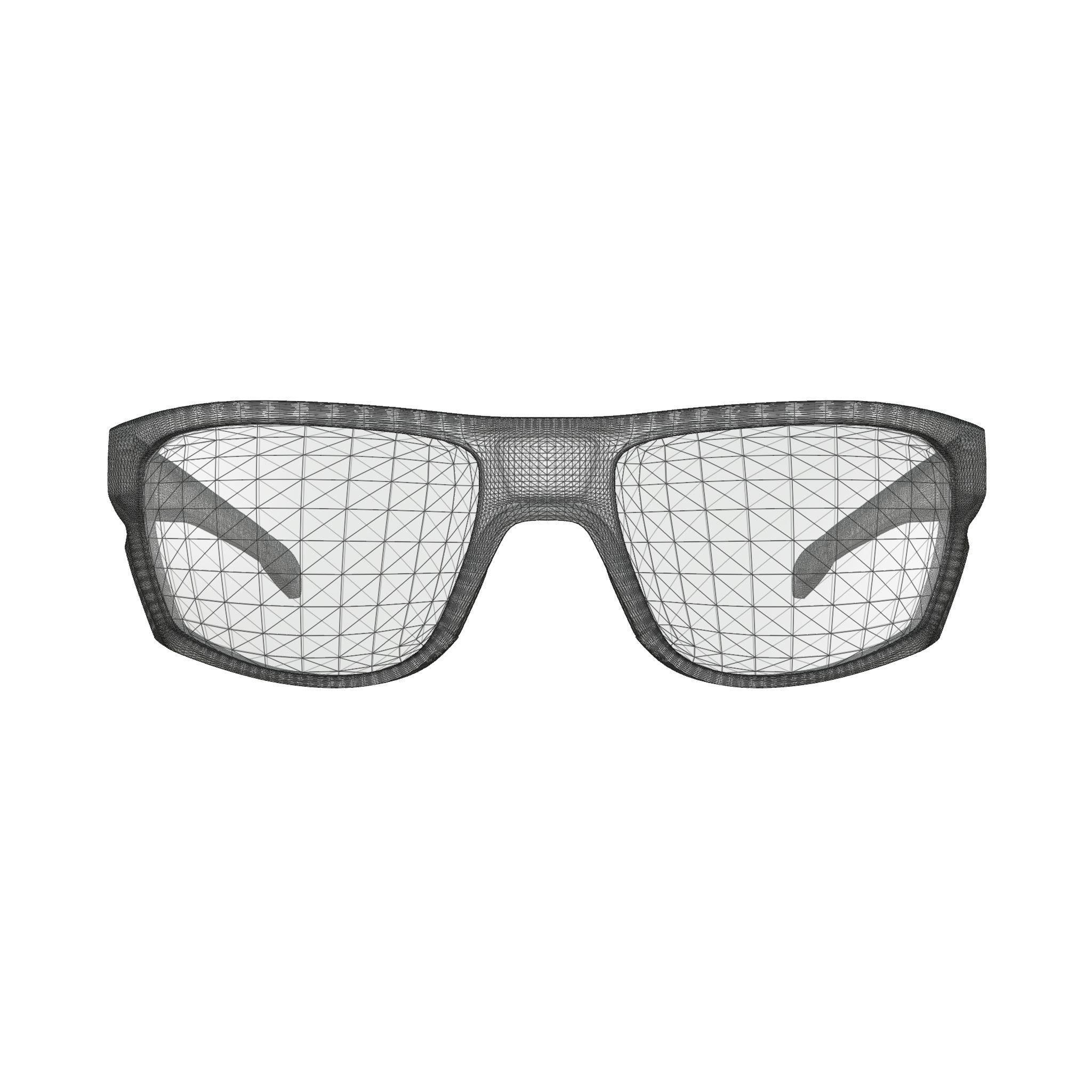 Oakley Split Shot Prizm Snow Collection Sport glasses Low-poly 3D model_7