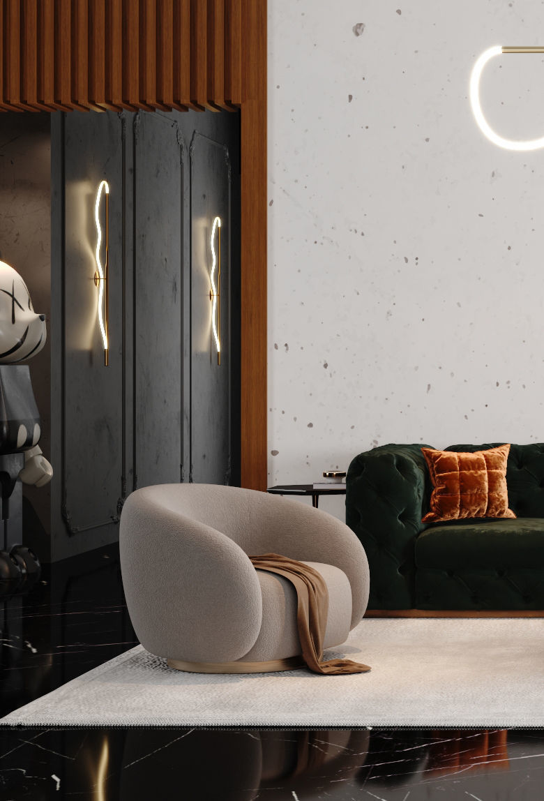 Modern Luxury living room 3D model 3D model_5