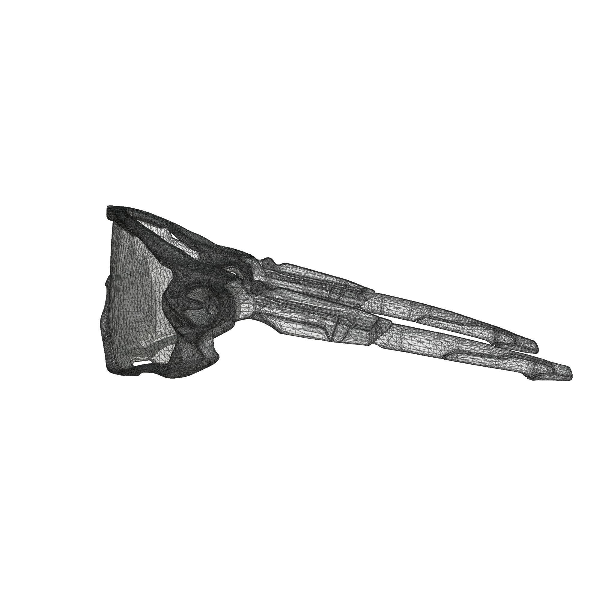 Oakley Jawbreaker Prizm Snow Torch OO9290 Sport glasses Low-poly 3D model_8