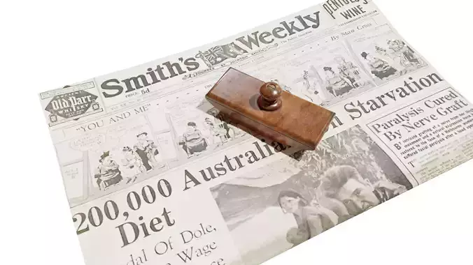 Antique Paperweight Low-Poly 3D model