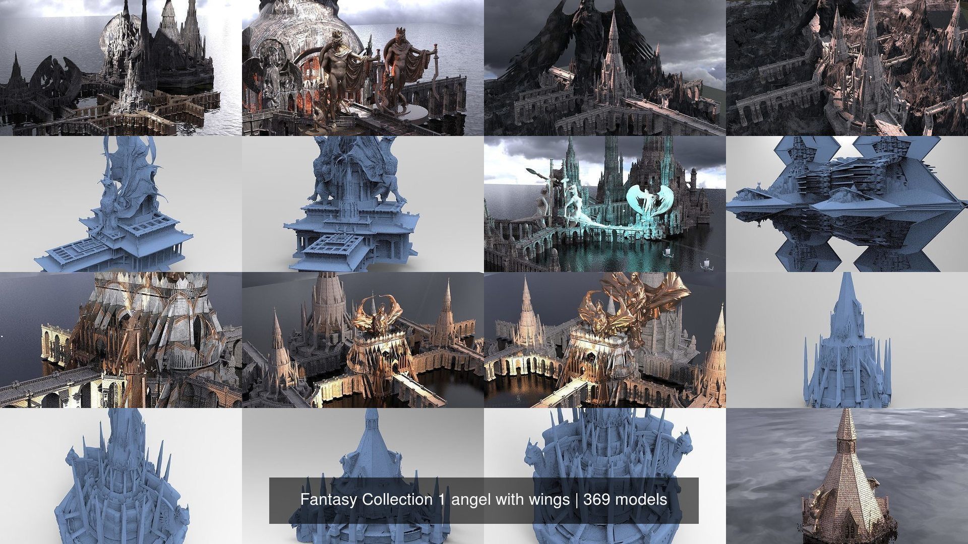 Fantasy Collection 1 angel with wings _69