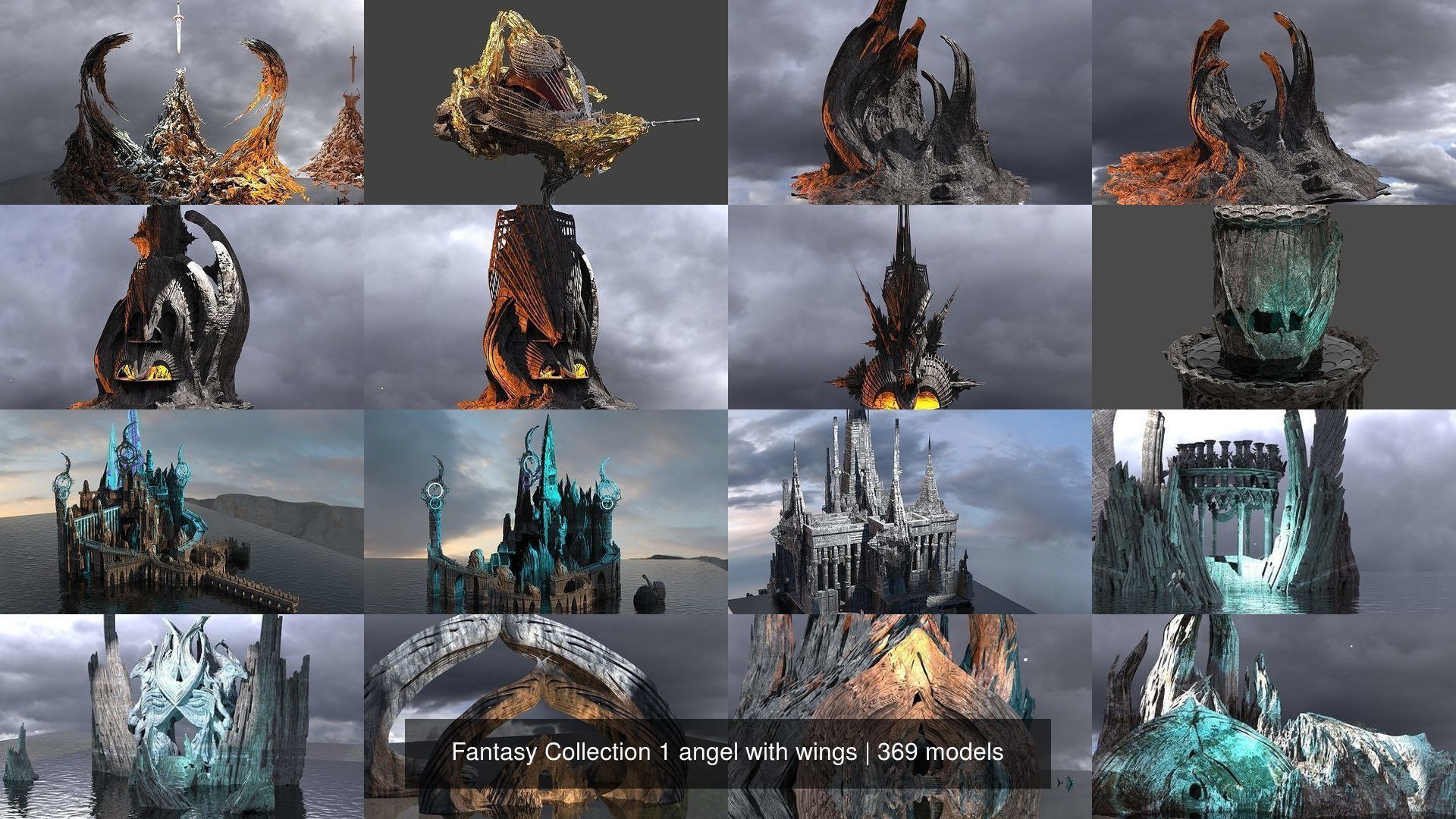 Fantasy Collection 1 angel with wings _93