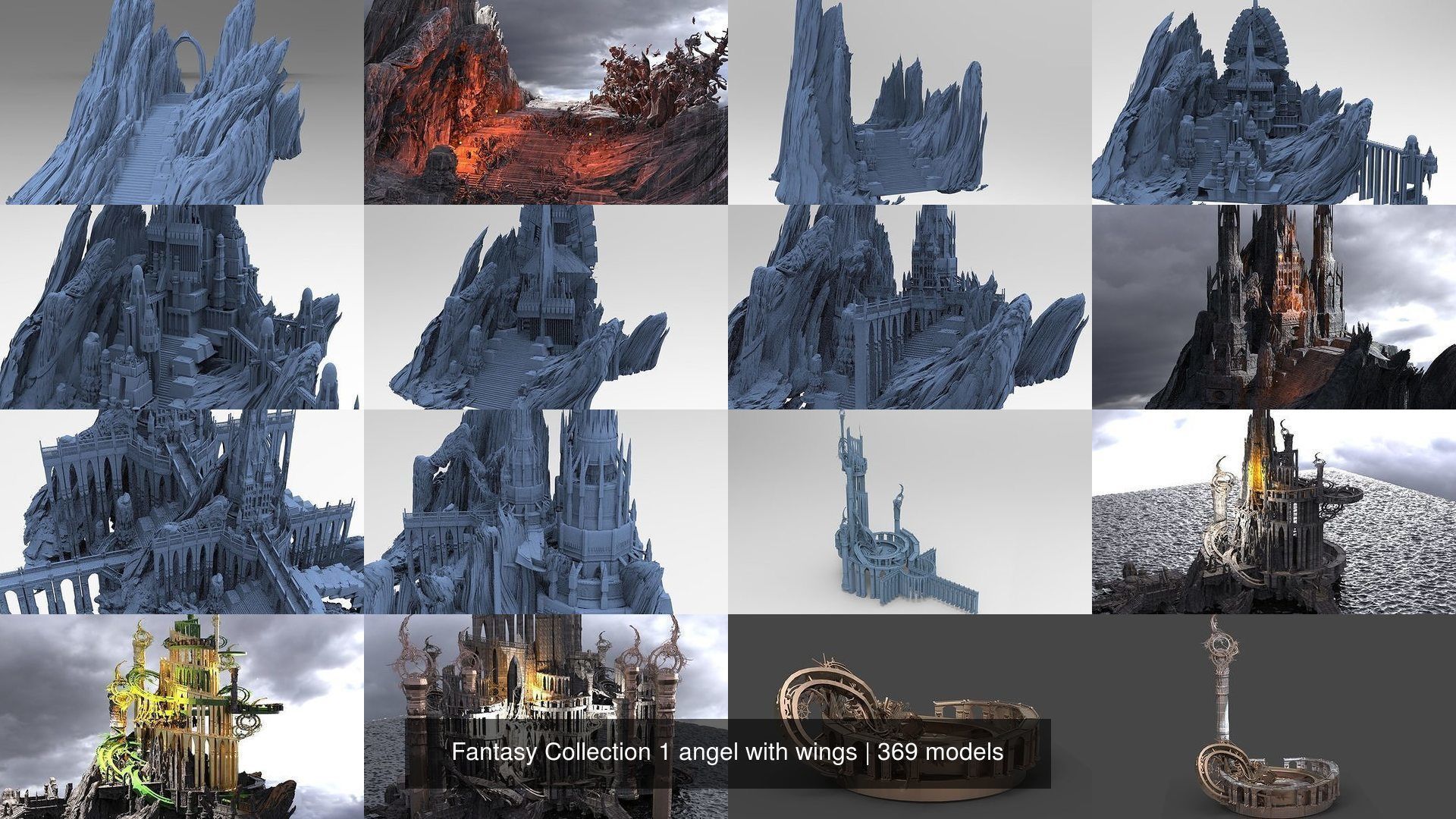 Fantasy Collection 1 angel with wings _89