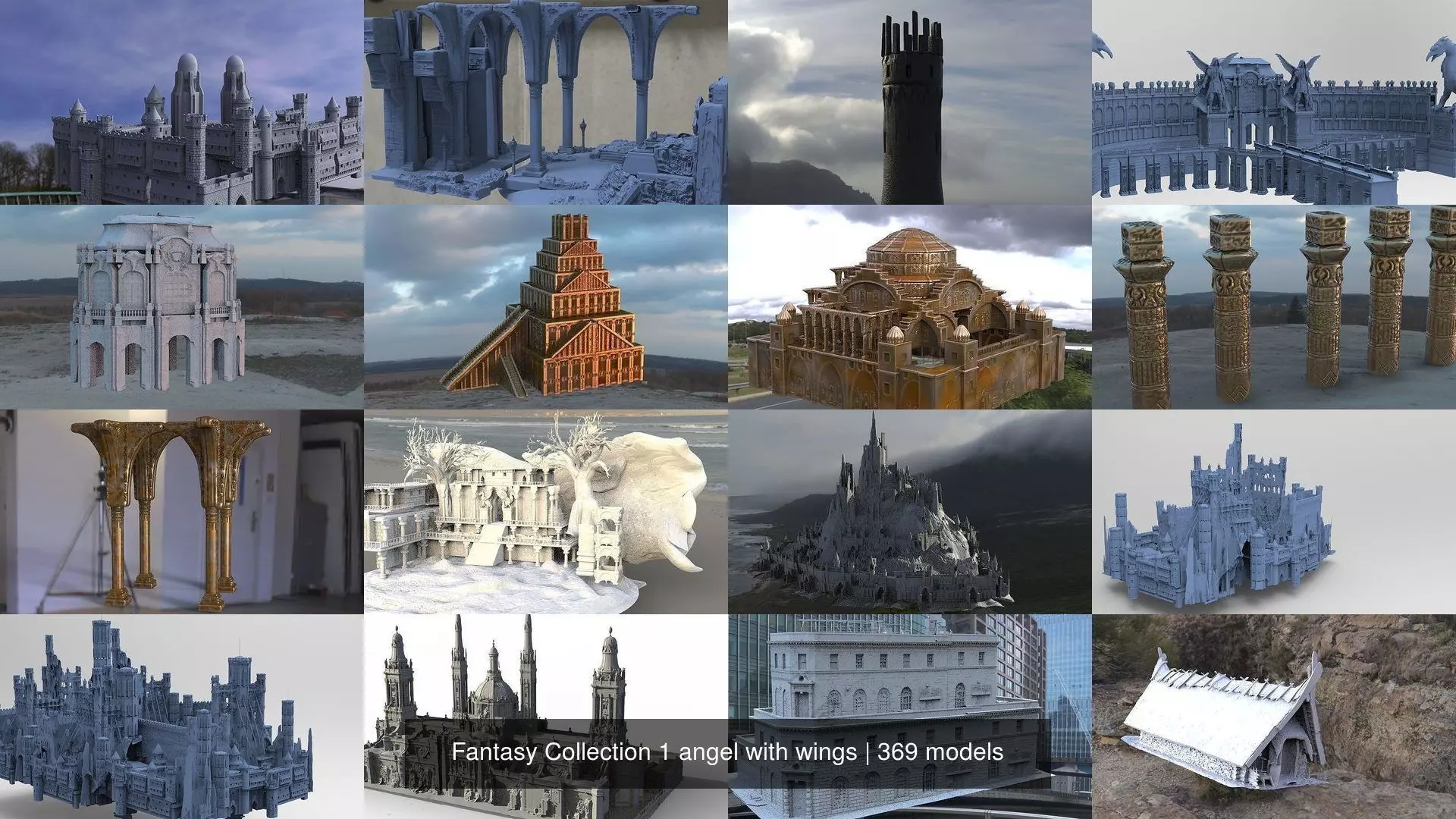 Fantasy Collection 1 angel with wings _3