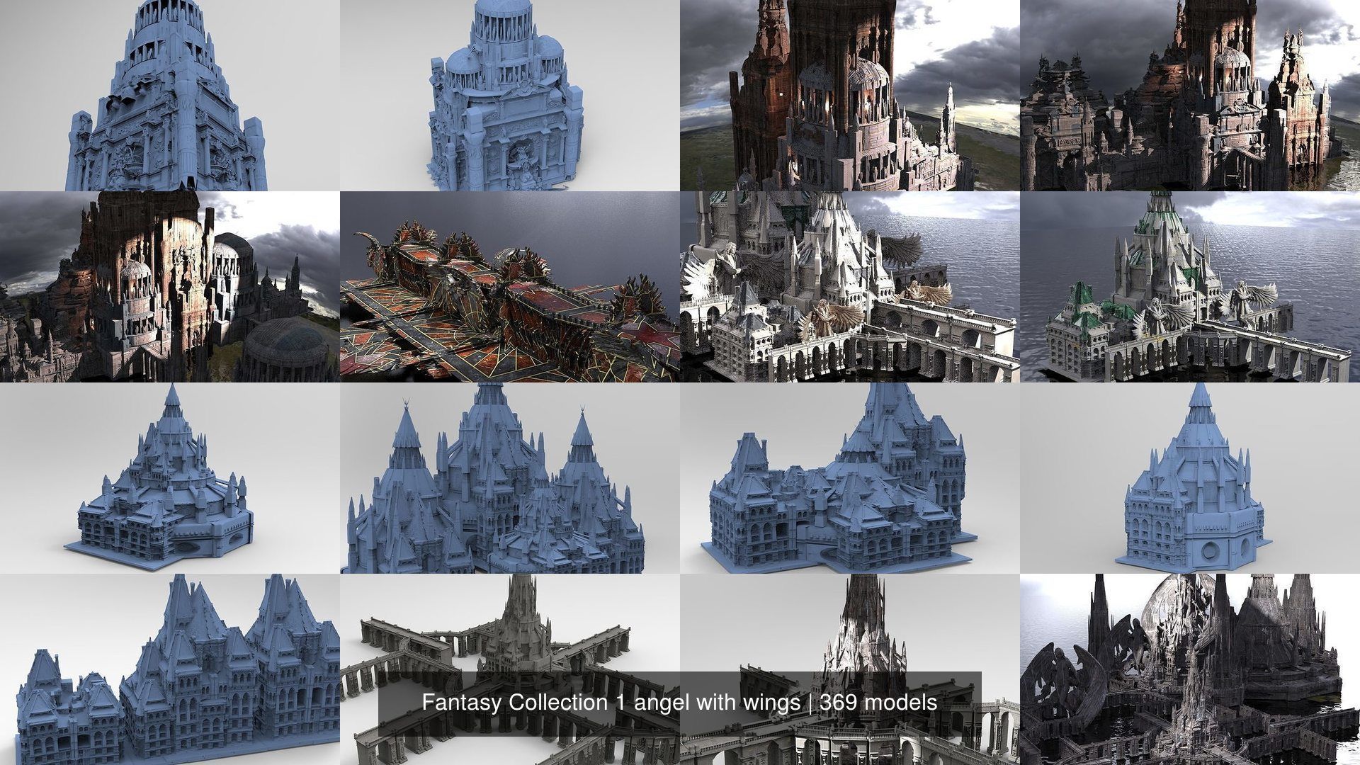 Fantasy Collection 1 angel with wings _64