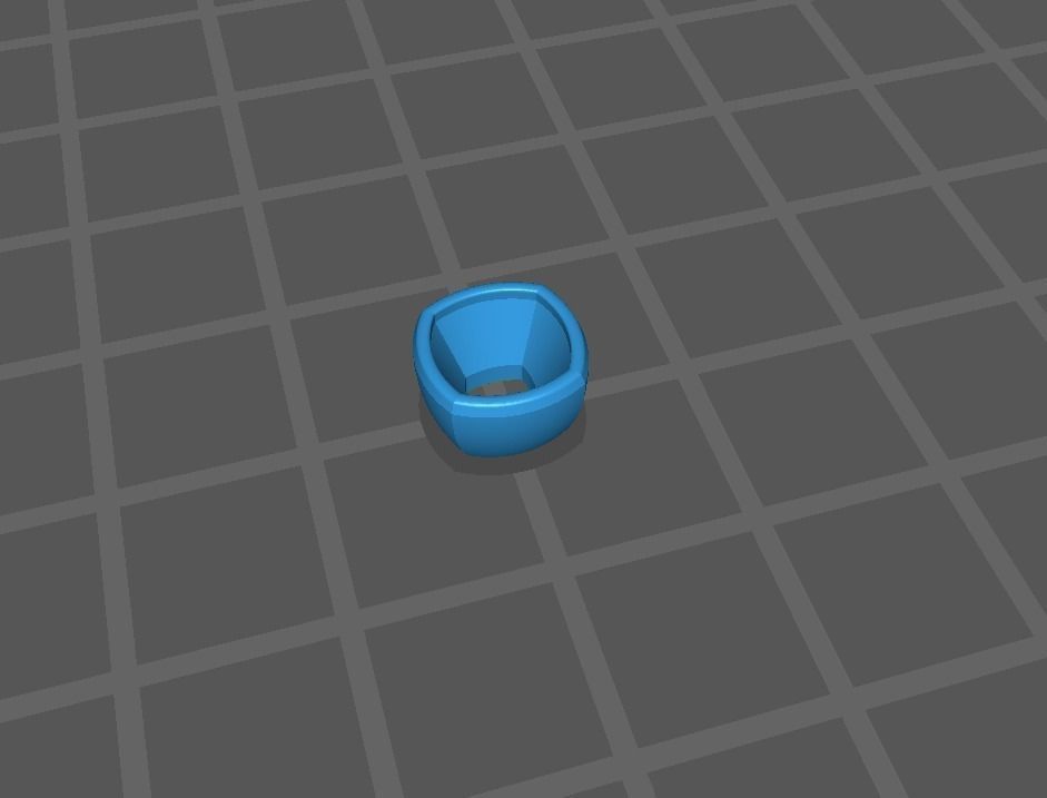 Ready-made Cushion Cut Stone Setting Goldsmith Semi-finished 3D print model_4