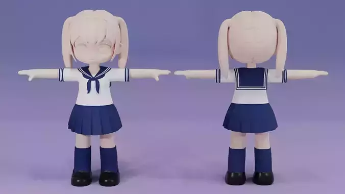 Chibi Japanese School Uniform 2