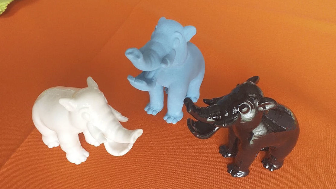 Platybelodon Toy 3D print model_3