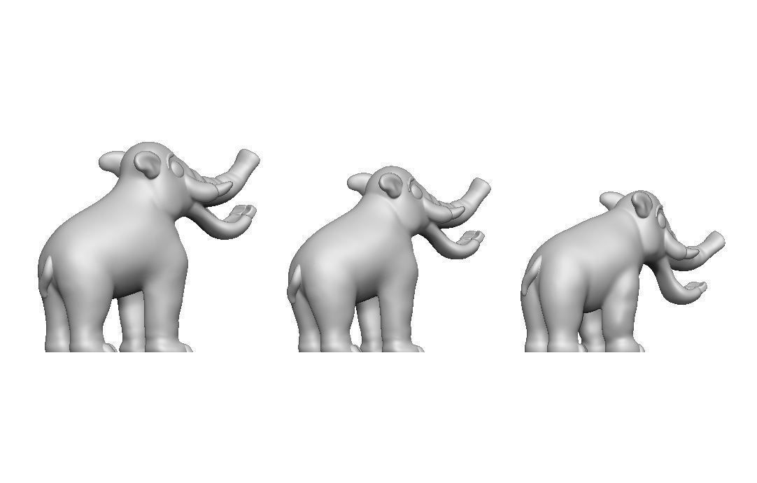 Platybelodon Toy 3D print model_14