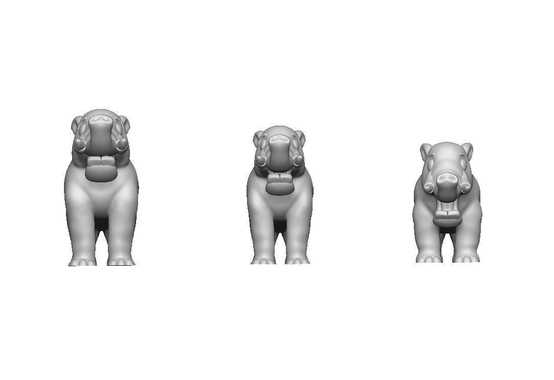 Platybelodon Toy 3D print model_6