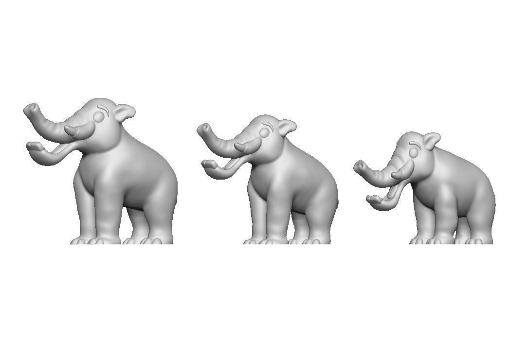 Platybelodon Toy 3D print model_8