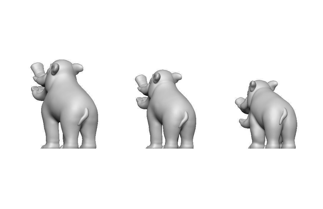Platybelodon Toy 3D print model_11