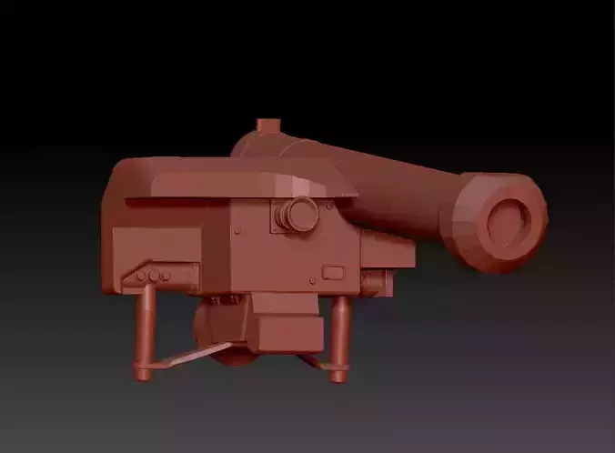 Javelin missile launcher 3D print model