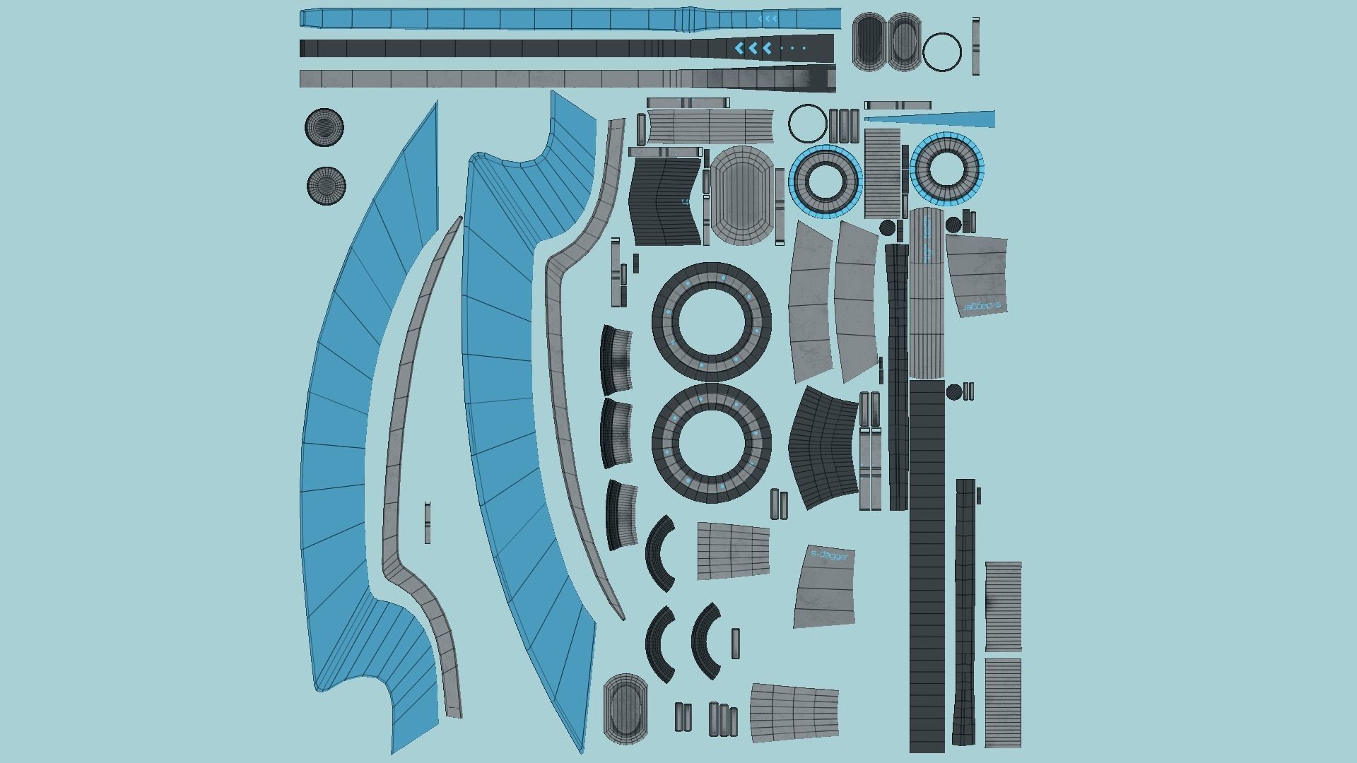 10 SciFi Daggers A Collection - Sci Fi Weapon Design _64