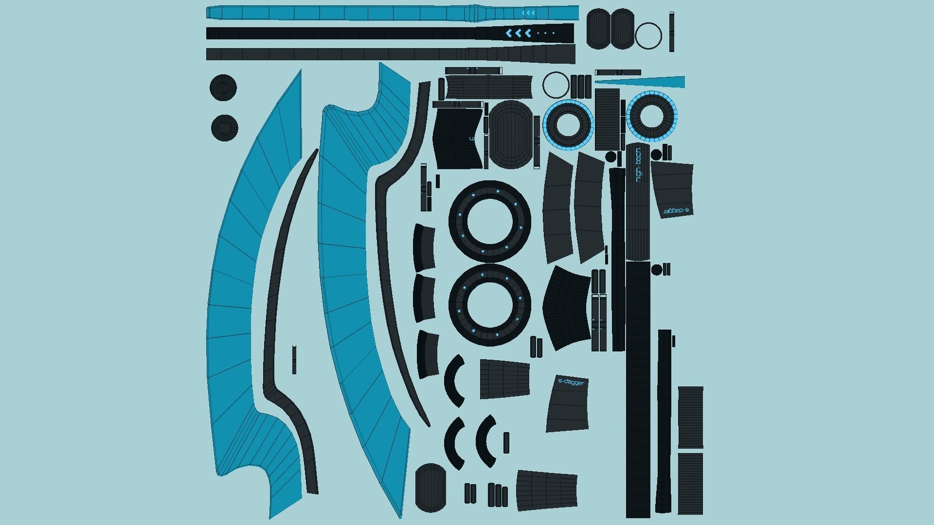 10 SciFi Daggers A Collection - Sci Fi Weapon Design _69