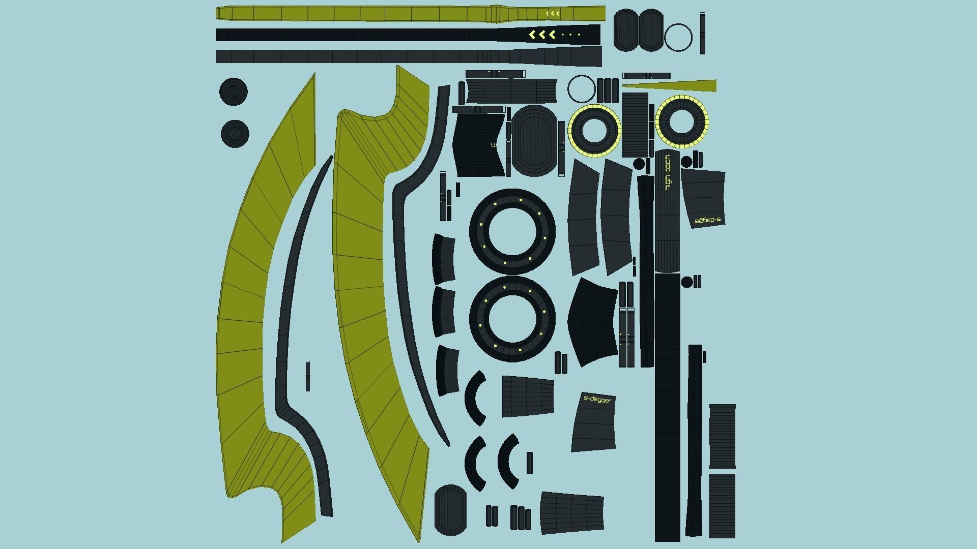 10 SciFi Daggers A Collection - Sci Fi Weapon Design _76