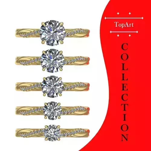 Diamonds Rings 5 Sizes Gems Sets 95 Pieces