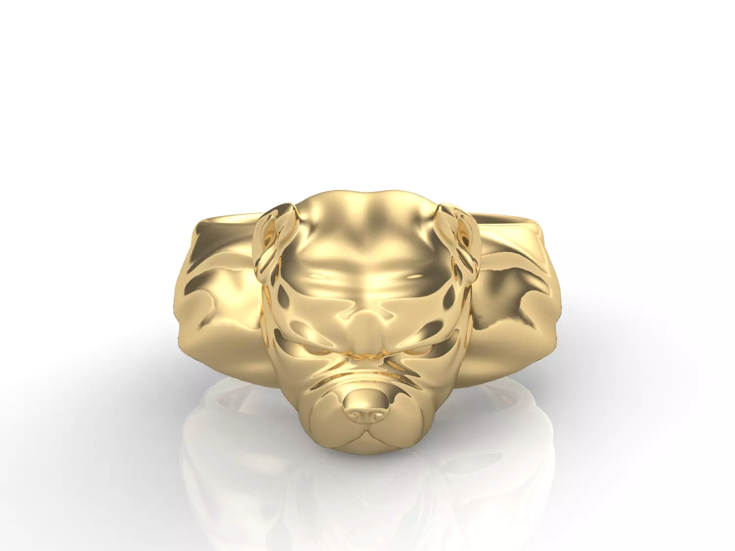 Pitbull Ring 3D print model_0