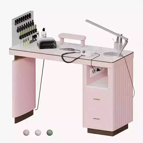 Manicure table Yoocell OC1850 Low-poly 3D model